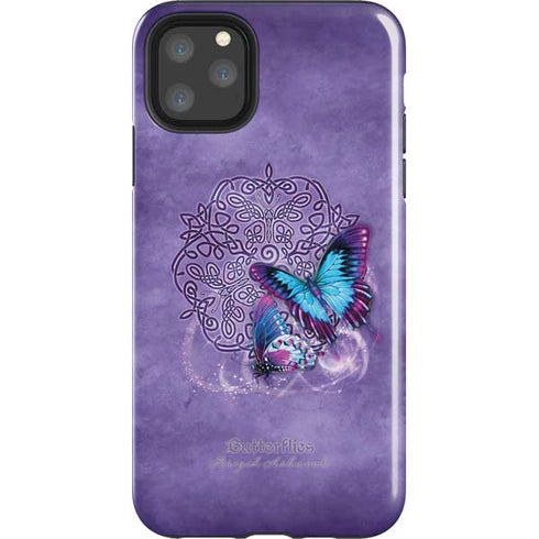 Butterfly Celtic Knot by Brigid Ashwood iPhone Cases