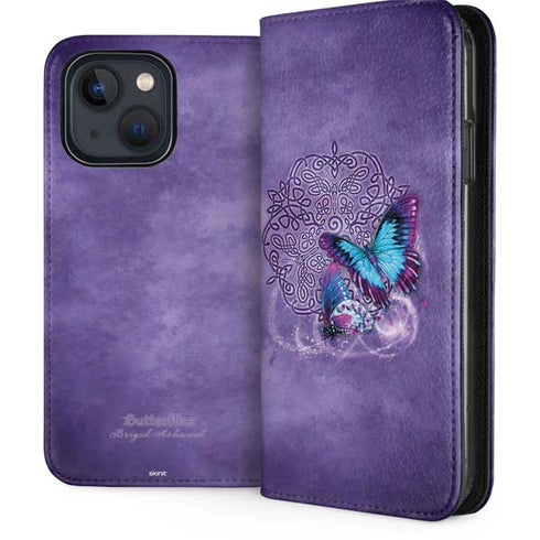 Brigid Ashwood Butterfly Celtic Knot iPhone 14 Folio Case