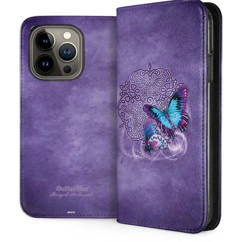 Brigid Ashwood Butterfly Celtic Knot iPhone 14 Pro Folio Case