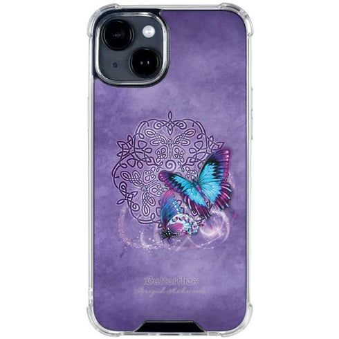 Butterfly Celtic Knot by Brigid Ashwood iPhone 15 Clear Case