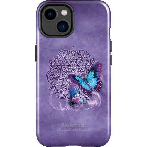 Butterfly Celtic Knot by Brigid Ashwood iPhone 15 Impact Case