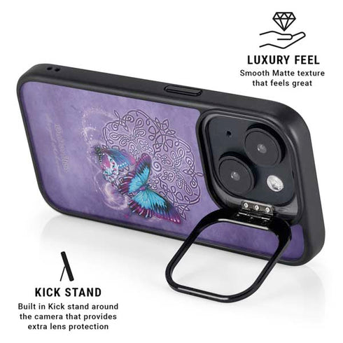 Butterfly Celtic Knot by Brigid Ashwood iPhone 15 Kickstand Case