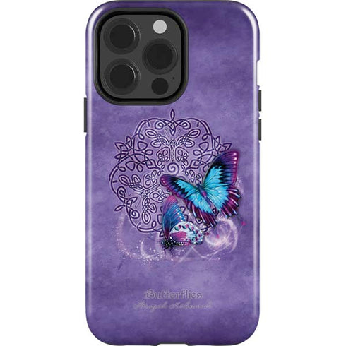 Butterfly Celtic Knot by Brigid Ashwood iPhone 15 Pro Impact Case