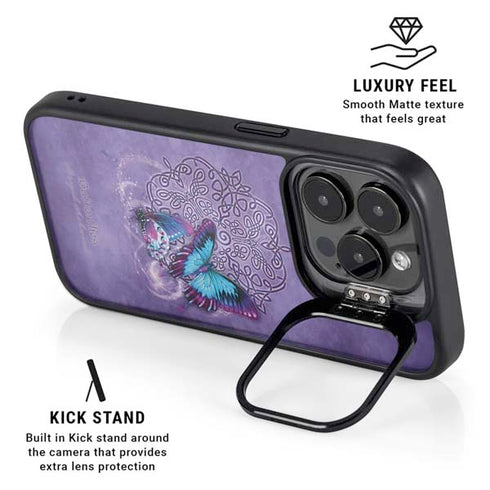 Butterfly Celtic Knot by Brigid Ashwood iPhone 15 Pro Max Kickstand Case