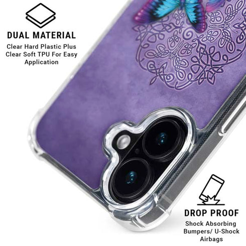 Butterfly Celtic Knot by Brigid Ashwood iPhone 16 Clear Case