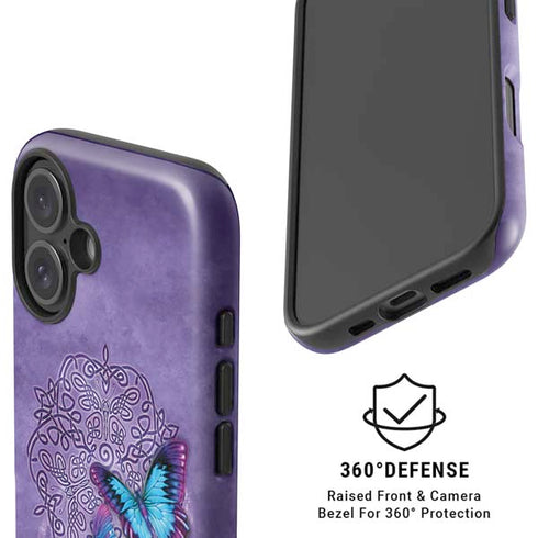 Butterfly Celtic Knot by Brigid Ashwood iPhone 16 Magsafe Impact Case