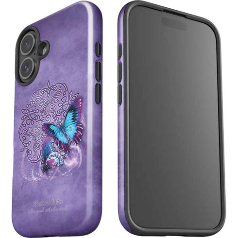 Butterfly Celtic Knot by Brigid Ashwood iPhone 16 Plus Impact Case