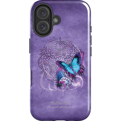 Butterfly Celtic Knot by Brigid Ashwood iPhone 16 Plus Magsafe Impact Case