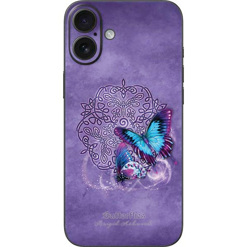 Butterfly Celtic Knot by Brigid Ashwood iPhone 16 Plus Skin