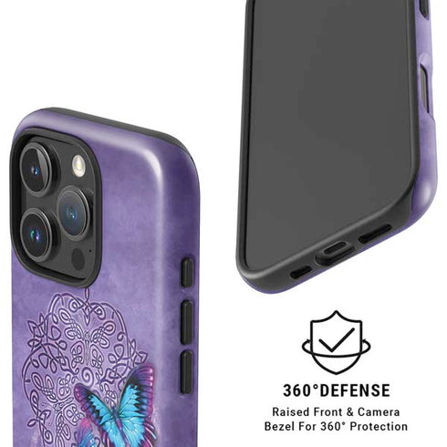 Butterfly Celtic Knot by Brigid Ashwood iPhone 16 Pro Magsafe Impact Case