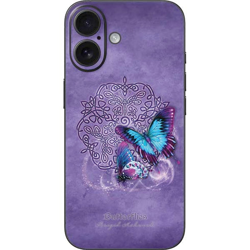 Butterfly Celtic Knot by Brigid Ashwood iPhone 16 Skin