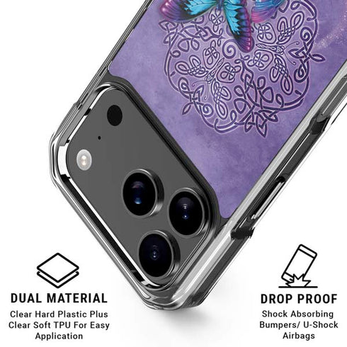 Butterfly Celtic Knot by Brigid Ashwood iPhone 18 Pro Clear Case