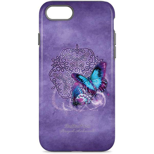 Butterfly Celtic Knot by Brigid Ashwood iPhone Cases