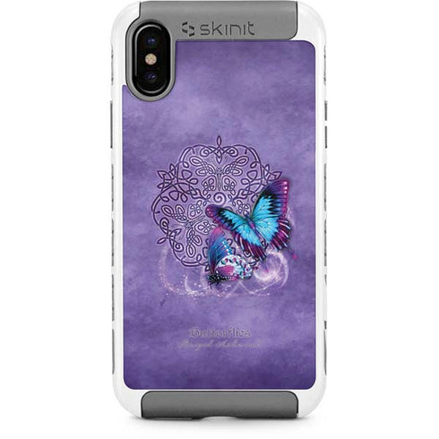 Butterfly Celtic Knot by Brigid Ashwood iPhone Cases
