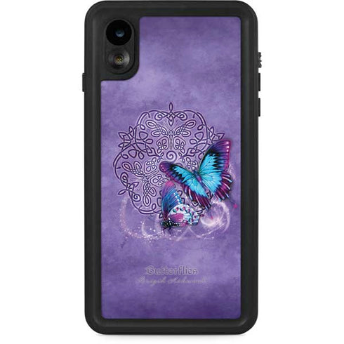 Butterfly Celtic Knot by Brigid Ashwood iPhone Cases