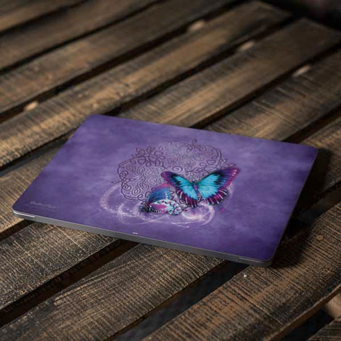 Butterfly Celtic Knot by Brigid Ashwood Apple MacBook Air Skin