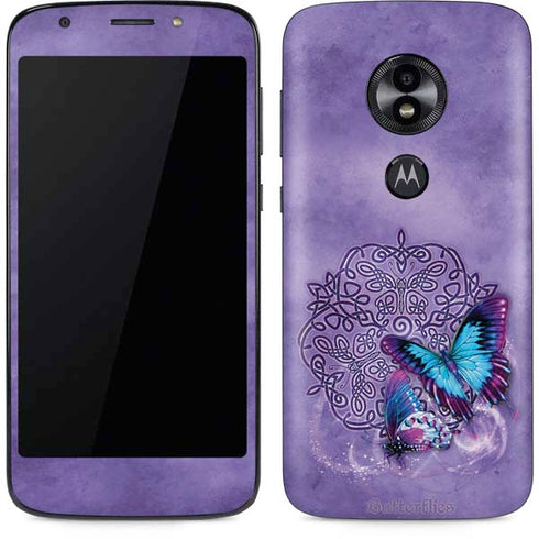 Butterfly Celtic Knot by Brigid Ashwood Moto E5 Play Skin