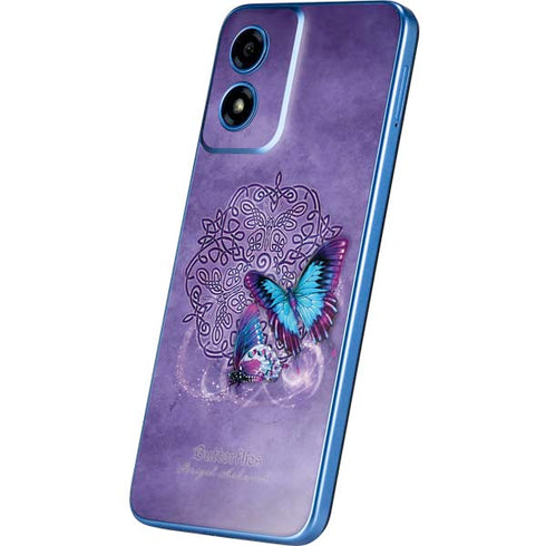 Butterfly Celtic Knot by Brigid Ashwood Moto G Play 4G (2024) Skin