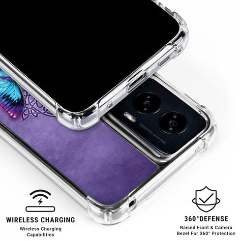 Butterfly Celtic Knot by Brigid Ashwood Moto G Power 5G (2024) Clear Case