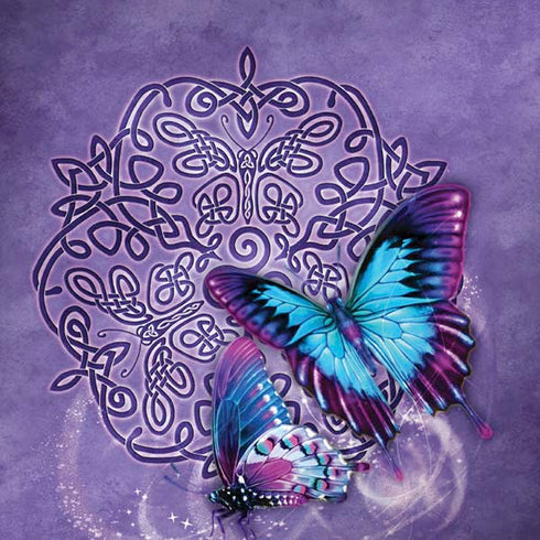 Butterfly Celtic Knot by Brigid Ashwood Moto G6 Skin