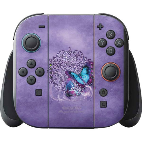 Butterfly Celtic Knot by Brigid Ashwood Nintendo Switch 2 (2025) with Joy-Con Skin