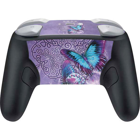 Butterfly Celtic Knot by Brigid Ashwood Nintendo Switch 2 (2025) Pro Controller Skin