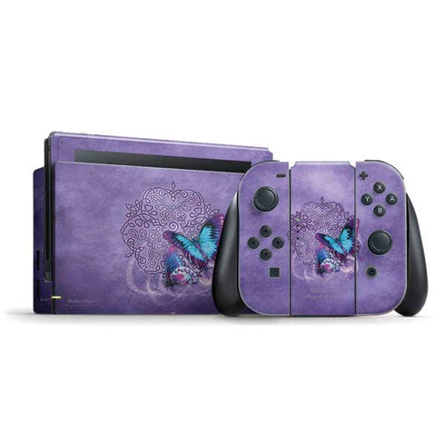 Butterfly Celtic Knot by Brigid Ashwood Nintendo Skins