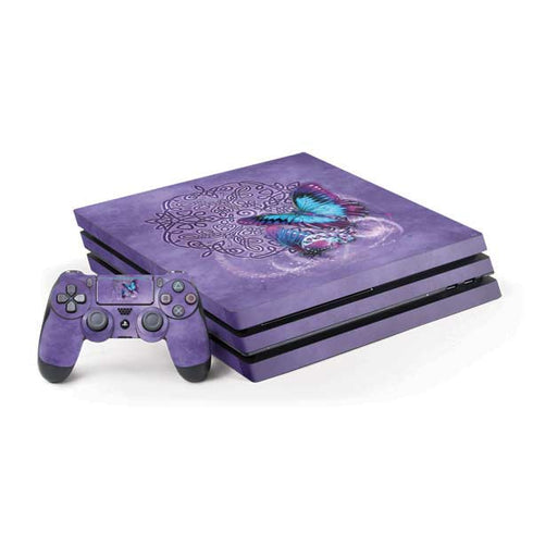 Butterfly Celtic Knot by Brigid Ashwood PlayStation PS4 Skins