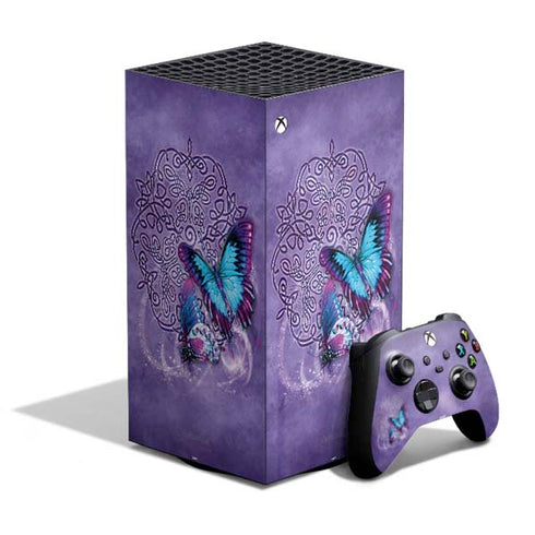 Butterfly Celtic Knot by Brigid Ashwood XBox Series X Digital Edition Bundle Skin