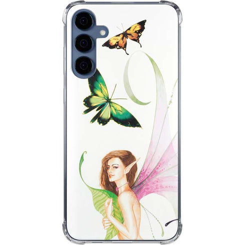 Butterfly Fairy by LA Williams Galaxy A35 5G Clear Case