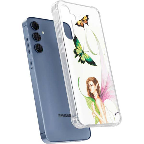 Butterfly Fairy by LA Williams Galaxy A35 5G Clear Case