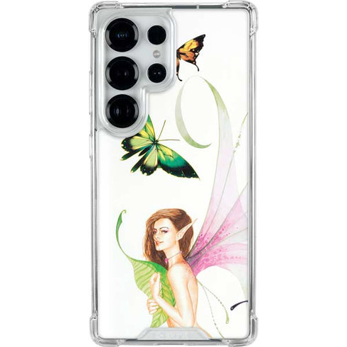Butterfly Fairy by LA Williams Galaxy S25 Ultra Clear Case