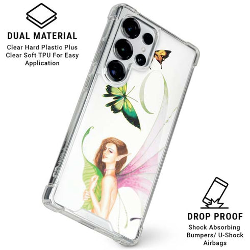 Butterfly Fairy by LA Williams Galaxy S25 Ultra Clear Case