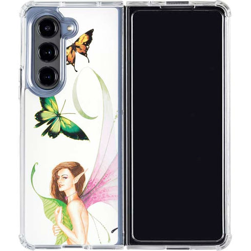 Butterfly Fairy by LA Williams Galaxy Z Fold5 5G Clear Case