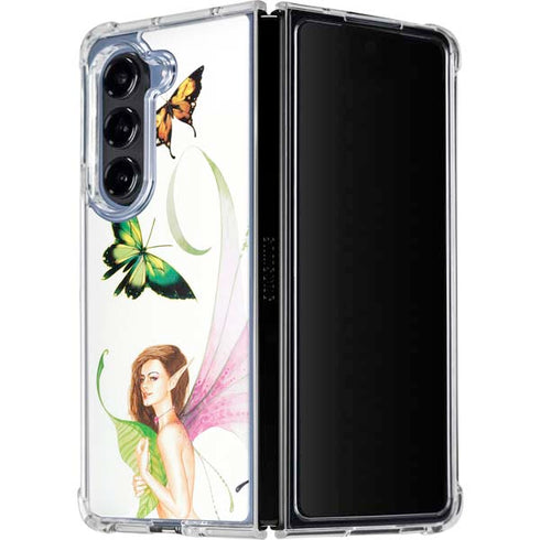 Butterfly Fairy by LA Williams Galaxy Z Fold5 5G Clear Case