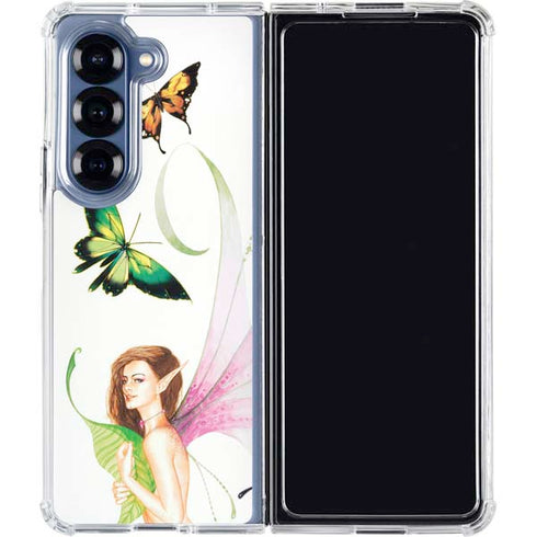 Butterfly Fairy by LA Williams Galaxy Z Fold6 Clear Case