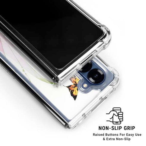 Butterfly Fairy by LA Williams Galaxy Z Fold6 Clear Case