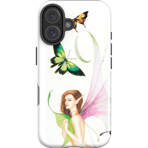 Butterfly Fairy by LA Williams iPhone 16 Impact Case