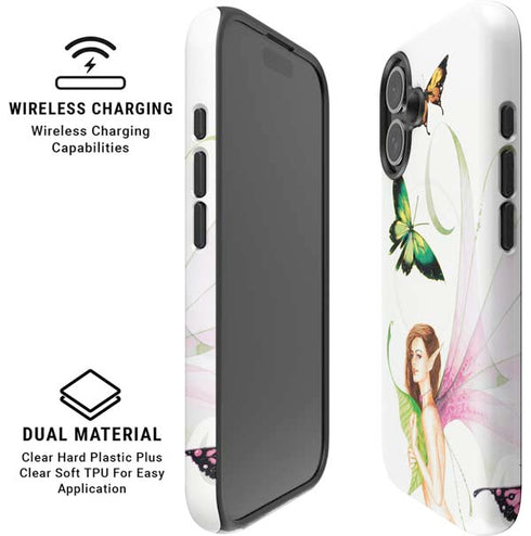 Butterfly Fairy by LA Williams iPhone 16 Plus Magsafe Impact Case