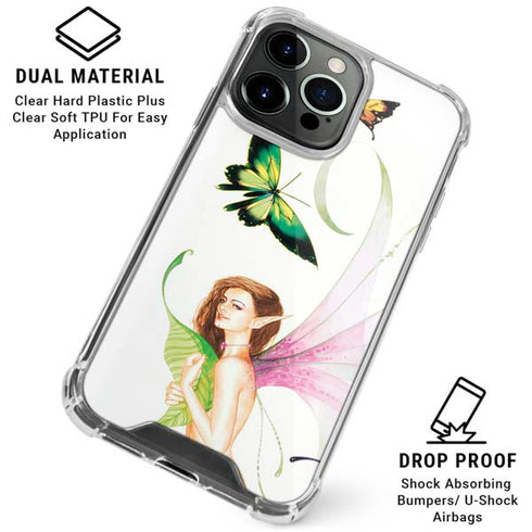 Butterfly Fairy by LA Williams iPhone 16 Pro Clear Case