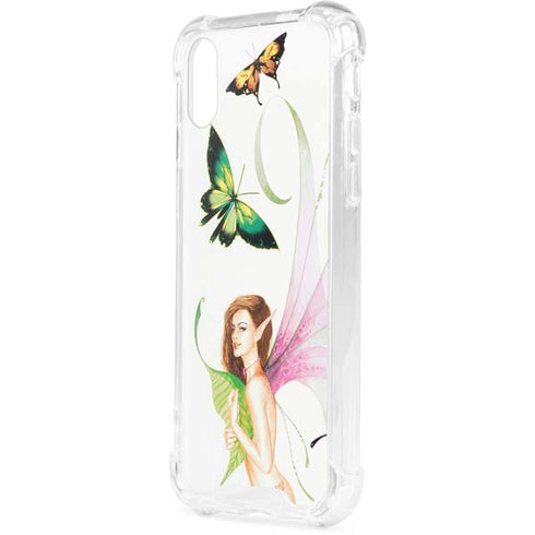 Butterfly Fairy by LA Williams iPhone XS Clear Case