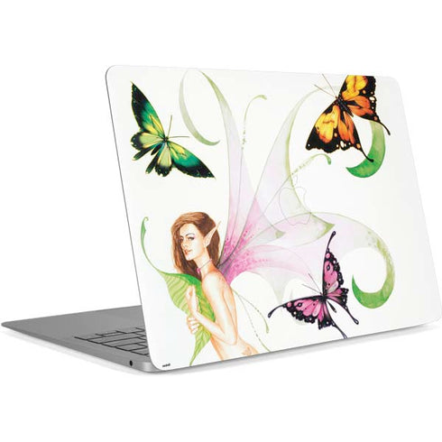 Butterfly Fairy by LA Williams Apple MacBook Air Skin