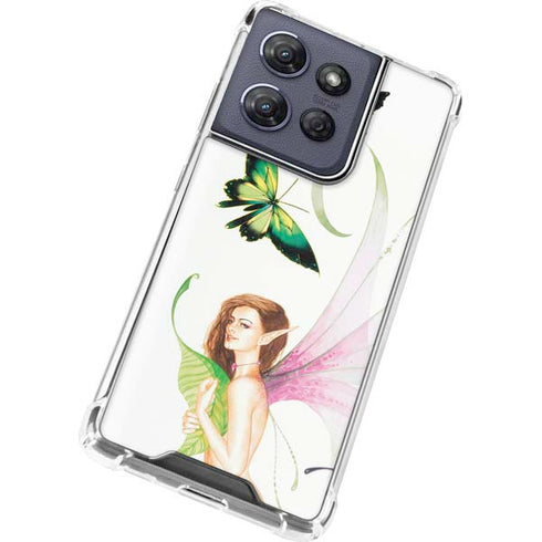 Butterfly Fairy by LA Williams Moto G Stylus 5G (2025) Clear Case