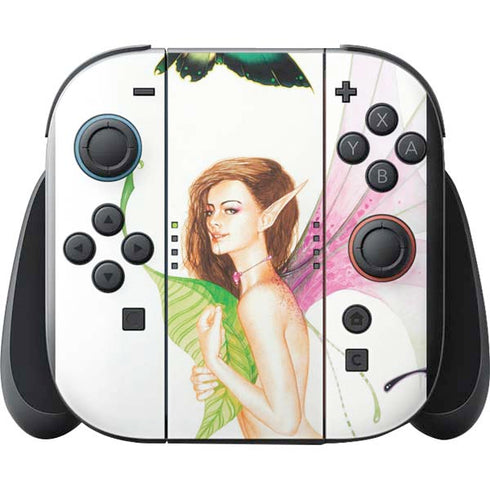Butterfly Fairy by LA Williams Nintendo Switch 2 (2025) with Joy-Con Skin
