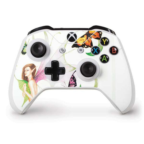 Butterfly Fairy by LA Williams Xbox One S Controller Skin
