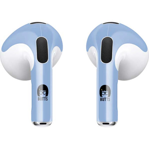 Bobs Burgers Butts Apple AirPods (3rd Gen 2021) Skin
