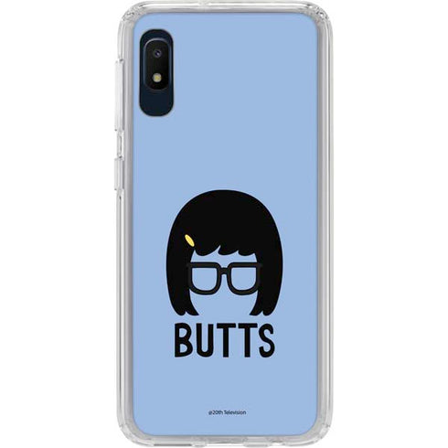 Bobs Burgers Butts Galaxy A10e Clear Case