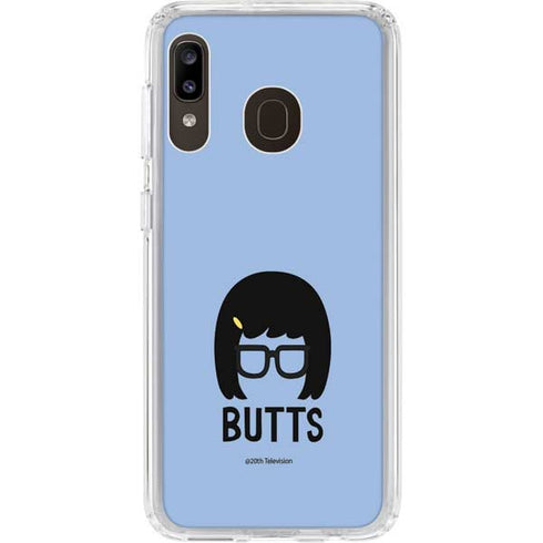 Bobs Burgers Butts Galaxy A20 Clear Case
