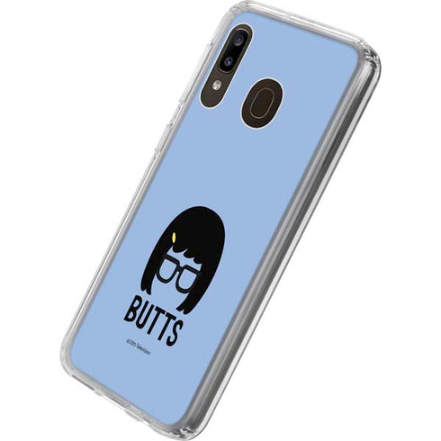 Bobs Burgers Butts Galaxy A20 Clear Case