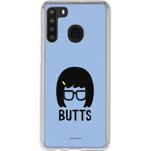 Bobs Burgers Butts Galaxy A21 Clear Case